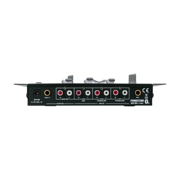 Fonestar Mix-3DJ Table de mixage DJ 3 canaux avec Bluetooth et USB
