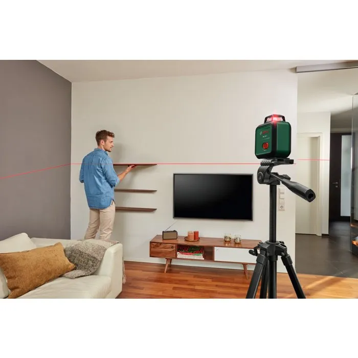 Bosch PLL 360-1 Niveau laser rotatif 360 degrés avec ligne horizontale, précision +/- 0.4 mm/m, portée 24 m, housse et piles incluses Bosch PLL 360-1 Niveau laser rotatif 360 degrés avec ligne horizontale, précision +/- 0.4 mm/m, portée 24 m, housse et piles incluses