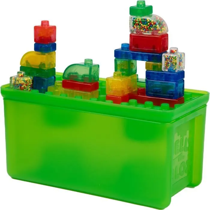 Goliath Jelly Blox Storage Case - Blocs de construction souples et tactiles - 24 pièces - Jouet éducatif pour enfants dès 2 ans