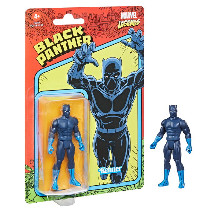 Hasbro Marvel Legends - Figurine Retro 3.75" Black Panther F2659 - 9.5 cm - Figurine articulée Marvel - Collection Hasbro Marvel Legends - Figurine Retro 3.75" Black Panther F2659 - 9.5 cm - Figurine articulée Marvel - Collection