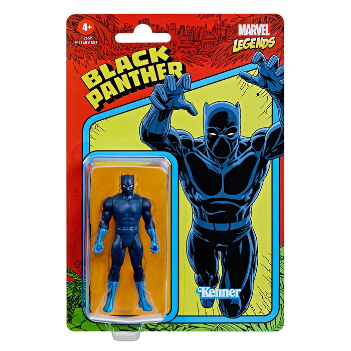 Hasbro Marvel Legends - Figurine Retro 3.75" Black Panther F2659 - 9.5 cm - Figurine articulée Marvel - Collection Hasbro Marvel Legends - Figurine Retro 3.75" Black Panther F2659 - 9.5 cm - Figurine articulée Marvel - Collection