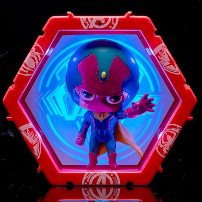 Wow stuff Figurine Wow! Pod Marvel Vision avec capteur de mouvement et connexion, éclairage LED, pile AAA
