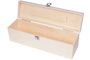 Innspiro Boîte en bois de peuplier avec poignée 38x12x10cm