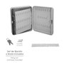 WOLFPACK LINEA PROFESIONAL Boîte d'archivage pour 93 clés, gris