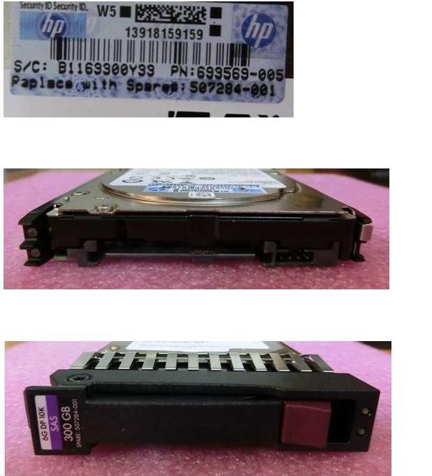 HP 300GB 10000 RPM 6Gb/sec Hot Swap HDD HP 300GB 10000 RPM 6Gb/sec Hot Swap HDD