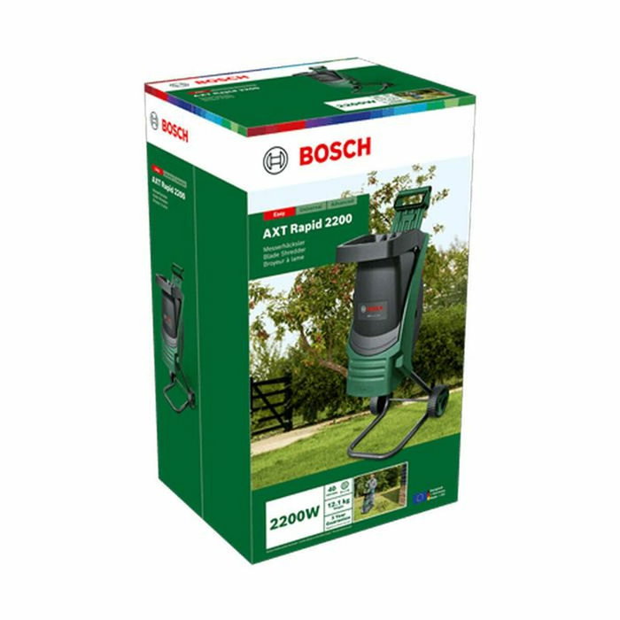 Bosch AXT RAPID 2200 Broyeur de végétaux pour branches jusqu'à 40 mm Bosch AXT RAPID 2200 Broyeur de végétaux pour branches jusqu'à 40 mm