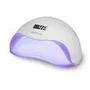 Medisana Lampe à Ongles 2-en-1 ND 880 - Séchoir LED et UV avec Écran LCD, Minuterie 4 Temps, Capteur Auto On/Off, Blanc