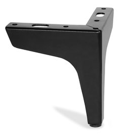 Q&Q Pata metálica modèle Dyra, noir et blanc mat, 120 mm