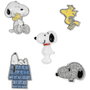 PEERS HARDY Set de 5 badges à épingler Snoopy Peanuts - Environ 16.7 x 11.2 cm