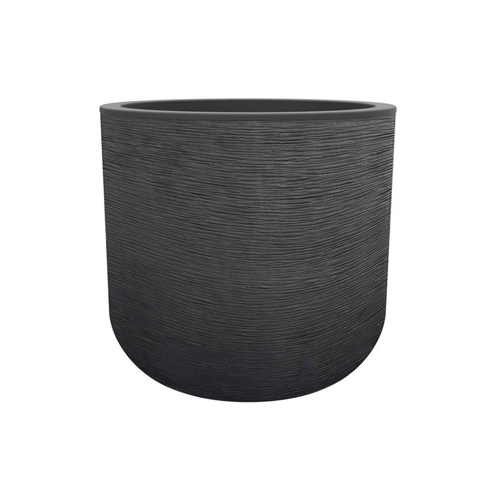 Eda Pot de fleurs Rond Graphit Up 67 L - Gris anthracite