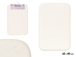 BERILO Tapis de bain viscoélastique Blanc