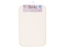 Berilo Tapis de Bain Viscoélastique Blanc 60x40 cm, 1 cm d'épaisseur, Polyester (Set de 12)