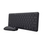 Trust Combo Lyra Clavier + Souris Sans Fil Bluetooth USB Français QWERTY Noir Recyclé