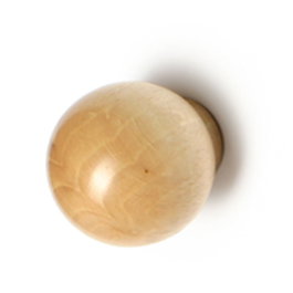 JBG Bouton boule en bois Aito hêtre transparent Ø30mm