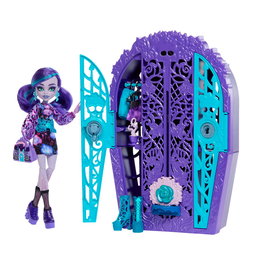 Monster High Poupée Skulltimate Secrets Midnight Garden Twyla avec 19+ Surprises, +4 Ans