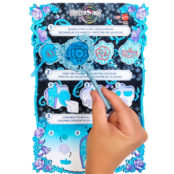 Monster High - Poupée Monster High Skulltimate Secrets Midnight Garden Twyla - Jouet d'énigme avec plus de 19 surprises - Référence Hyt74