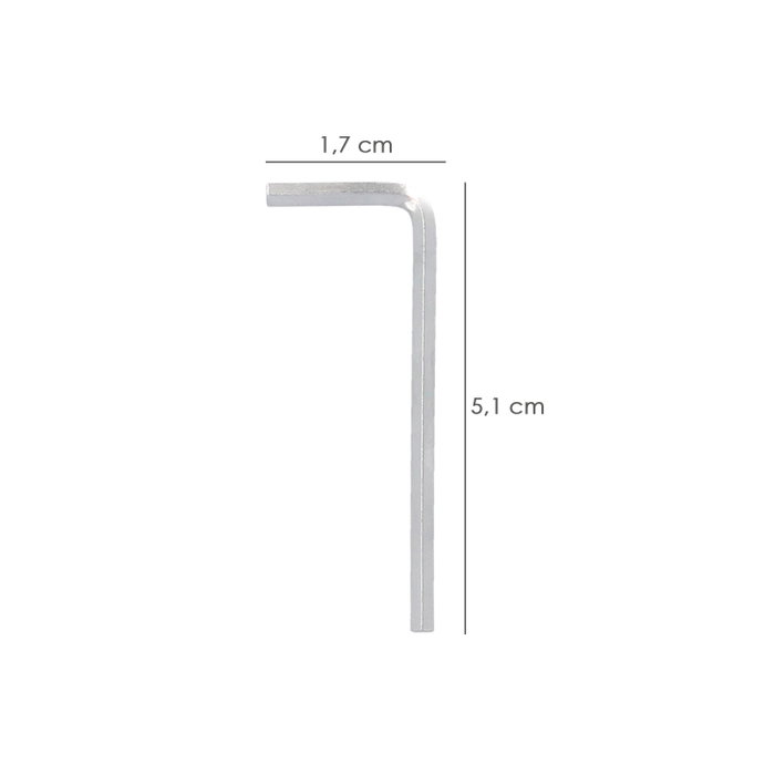 WOLFPACK LINEA PROFESIONAL Clé Allen Standard 2,0 mm WOLFPACK LINEA PROFESIONAL Clé Allen Standard 2,0 mm