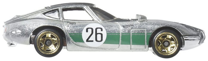 Hot Wheels Silver Series pack 6 véhicules Die-Cast 1/64 ZAMAC