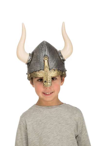 My Other Me Casque Viking pour Enfant Taille M 57 cm - Gris - Déguisement My Other Me Casque Viking pour Enfant Taille M 57 cm - Gris - Déguisement