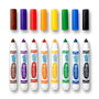 Crayola - Pack de 8 Feutres Ultralavables Maxi Pointe - Tintes lavables à l'eau, pointe conique résistante, prise en main facile - Réf. 58-8328G