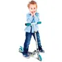 Disney Stitch Trottinette Pliable - Mecanisme de Pliage Securise - Frein Arriere au Pied - Hauteur Ajustable - Roulements ABEC 5 - Poignees Mousse
