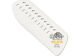 DUNLOP Pack de 12 médiators Tortex Flex Standard 0,73 mm
