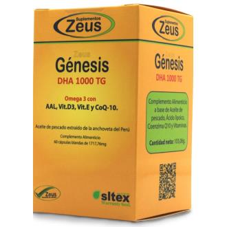 ZEUS GENESIS DHA TG 1000 Omega 3, 60 capsules ZEUS GENESIS DHA TG 1000 Omega 3, 60 capsules