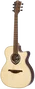 LAG Tramontane 218 A/E Guitare Acoustique-Électrique Auditorium Cutaway, Table Epicéa Massif, Palissandre, Naturelle