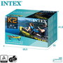 Intex Kayak Explorer K2 pour 2 personnes, gonflable avec pagaies en aluminium et pompe, dimensions 312 x 91 x 51 cm