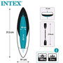 Intex Kayak Explorer K2 pour 2 personnes, gonflable avec pagaies en aluminium et pompe, dimensions 312 x 91 x 51 cm