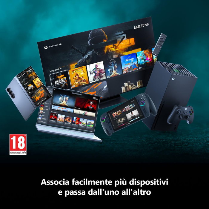 Microsoft Gaming - Manette sans fil Xbox - Édition spéciale Ice Breaker Bleu - Rétroéclairage bleu glacé - Croix directionnelle hybride - Bluetooth - Personnalisation des boutons