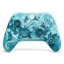 Microsoft Gaming - Manette sans fil Xbox - Édition spéciale Ice Breaker Bleu - Rétroéclairage bleu glacé - Croix directionnelle hybride - Bluetooth - Personnalisation des boutons