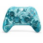 Microsoft Gaming - Manette sans fil Xbox - Édition spéciale Ice Breaker Bleu - Rétroéclairage bleu glacé - Croix directionnelle hybride - Bluetooth - Personnalisation des boutons
