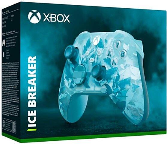Microsoft Manette Xbox sans-fil Edition spéciale Ice Breaker - Bleu Microsoft Manette Xbox sans-fil Edition spéciale Ice Breaker - Bleu