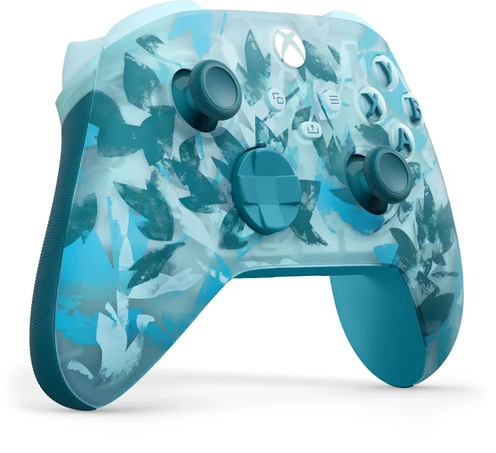 Microsoft Gaming - Manette sans fil Xbox - Édition spéciale Ice Breaker Bleu - Rétroéclairage bleu glacé - Croix directionnelle hybride - Bluetooth - Personnalisation des boutons Microsoft Gaming - Manette sans fil Xbox - Édition spéciale Ice Breaker Bleu - Rétroéclairage bleu glacé - Croix directionnelle hybride - Bluetooth - Personnalisation des boutons