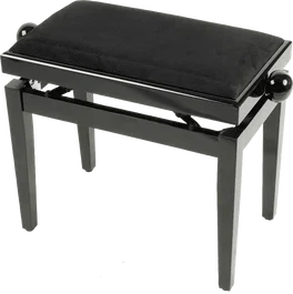 QUIKLOK Banquette pour Piano Deluxe PB10 Bois - Noir Brillant