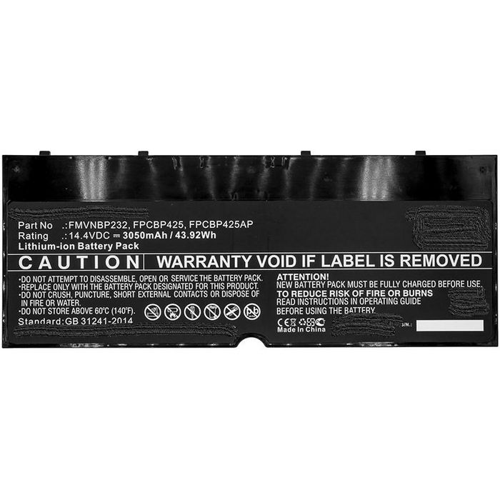 CoreParts Black - Batterie Li-Po 44Wh / 3050mAh 14.4V de remplacement - Haute qualité, durable avec garantie 12 mois CoreParts Black - Batterie Li-Po 44Wh / 3050mAh 14.4V de remplacement - Haute qualité, durable avec garantie 12 mois