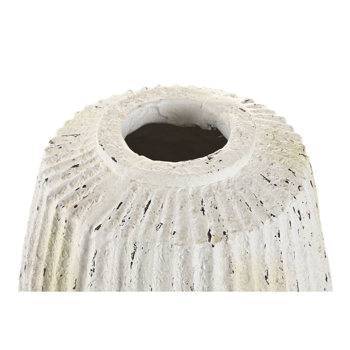Home ESPRIT Vase Blanc Magnésium 28 x 28 x 41 cm Home ESPRIT Vase Blanc Magnésium 28 x 28 x 41 cm
