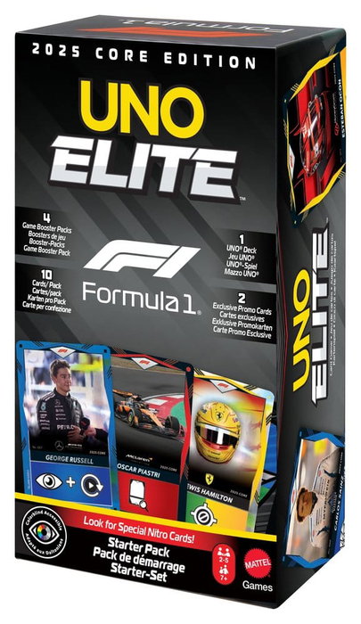 Mattel UNO Elite Formule 1 Starter-Set