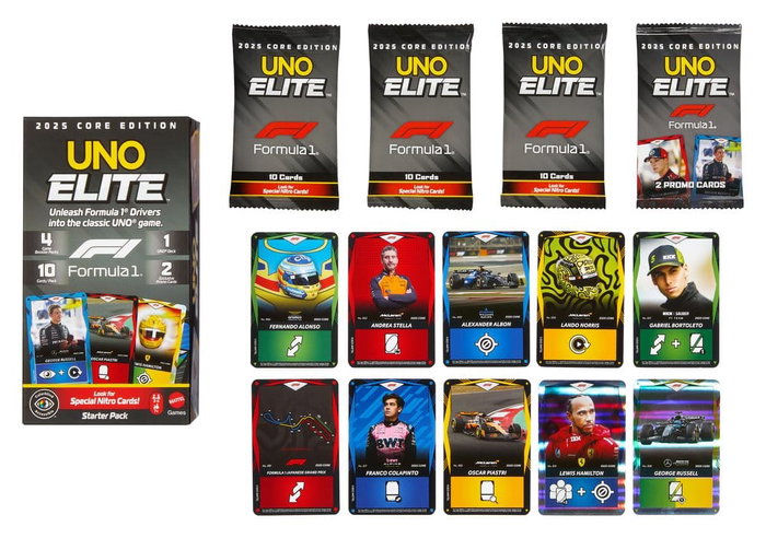 Mattel UNO Elite Formule 1 Starter-Set