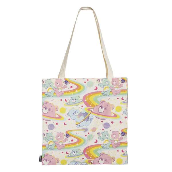 Cerdá Sac Shopping Care Bears 38 x 40 cm - Sac réutilisable avec personnages, 10 ans et plus