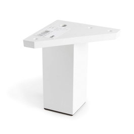 Rei 972 Pied de meuble carré ABS blanc 42 x 42 x 100 mm