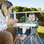 Bright Starts Pop N Dine Chaise haute de voyage, Gris