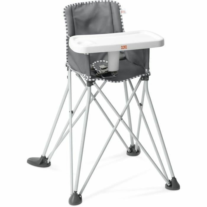 Bright Starts Pop N Dine Chaise haute de voyage, Gris Bright Starts Pop N Dine Chaise haute de voyage, Gris