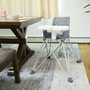 Bright Starts Pop N Dine Chaise haute de voyage, Gris