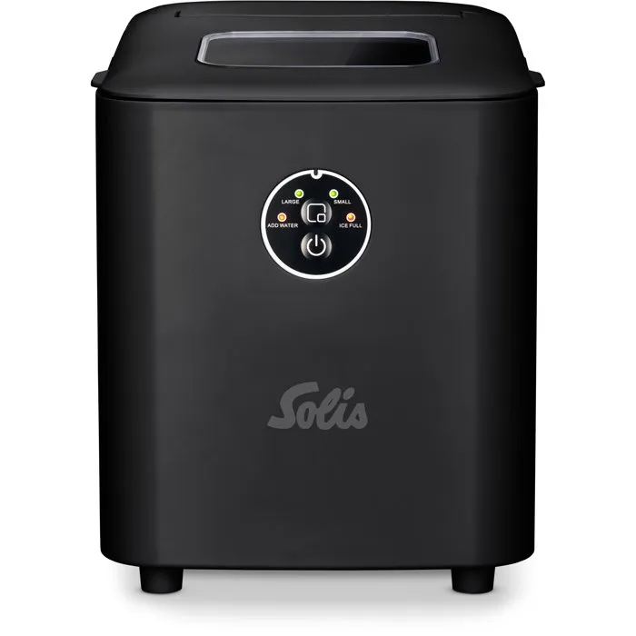 Solis Ice Cube Express Machine à glaçons noire 12 kg/24h 2 tailles production rapide Solis Ice Cube Express Machine à glaçons noire 12 kg/24h 2 tailles production rapide