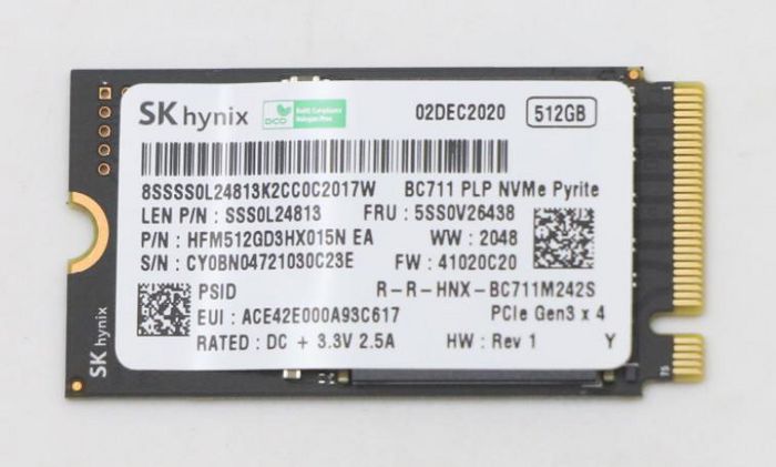 Lenovo SSD M.2 2242 512 Go PCIe 3.0 x4 Lenovo SSD M.2 2242 512 Go PCIe 3.0 x4