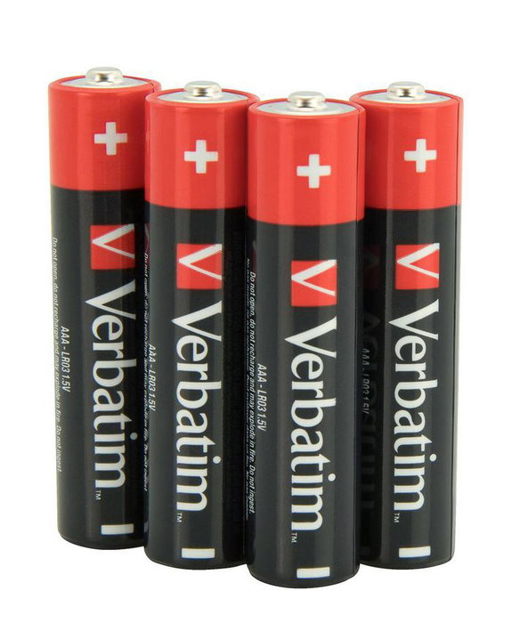 Verbatim - Piles alcalines AAA 1.5V - Lot de 10 - Pour périphériques audio, appareils photo et jouets Verbatim - Piles alcalines AAA 1.5V - Lot de 10 - Pour périphériques audio, appareils photo et jouets