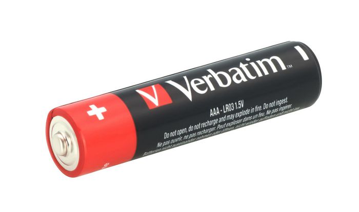 Verbatim - Piles alcalines AAA 1.5V - Lot de 10 - Pour périphériques audio, appareils photo et jouets Verbatim - Piles alcalines AAA 1.5V - Lot de 10 - Pour périphériques audio, appareils photo et jouets