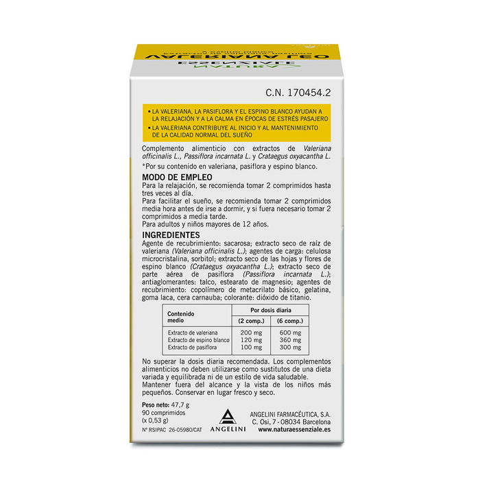 Natura Essenziale VALÉRIANE LEO 90 comprimés relaxation et sommeil Natura Essenziale VALÉRIANE LEO 90 comprimés relaxation et sommeil